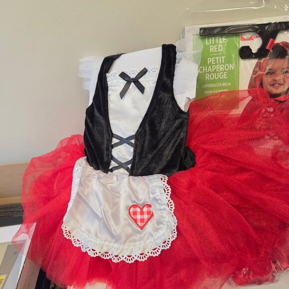 Little Red Riding Hood Costume. Infant 0-6 Months. Never worn in package - Picture 4 of 9